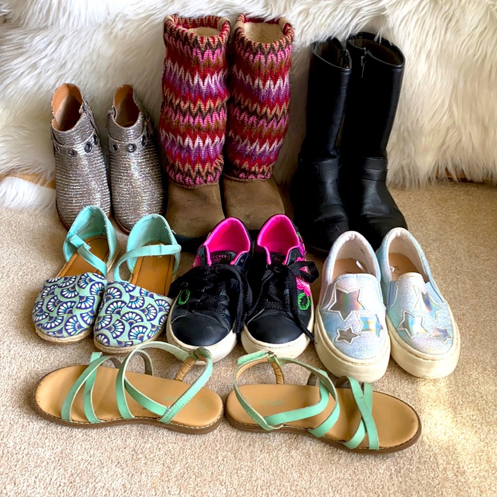 Girls size 12 Boot Sneaker Sandal lot